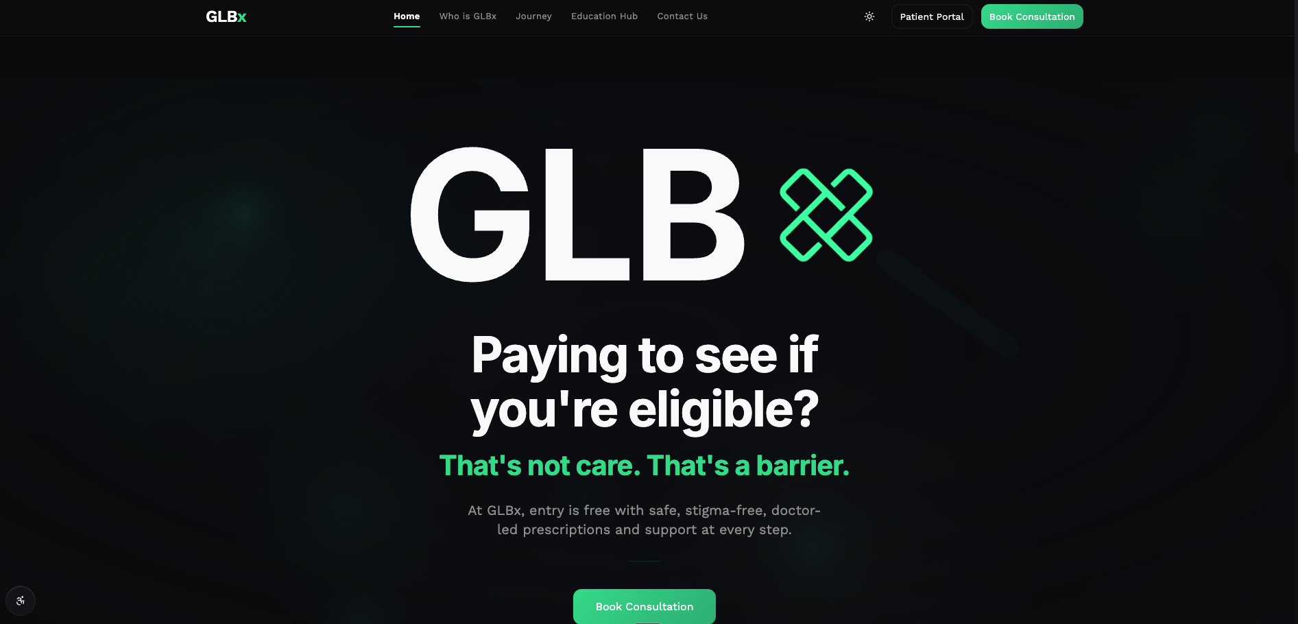 GLBx staff interface