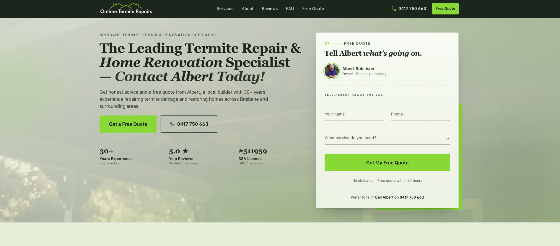 Pest control trade site